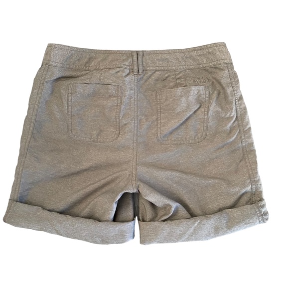 North Face Heather Brown Adjustable Hem Nylon Blend Shorts 4 - Picture 6 of 16